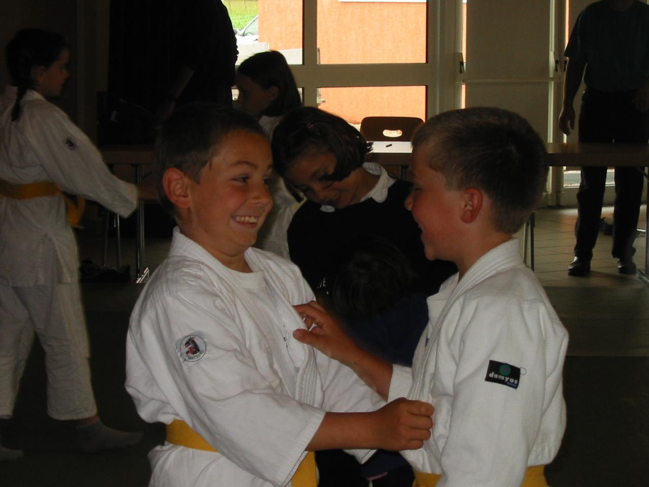 Fête du judo à Voiteur - 2001